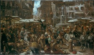Piazza delle Erbe a Verona