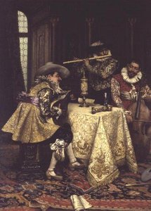 I Musicisti da Adolphe Alexandre Lesrel