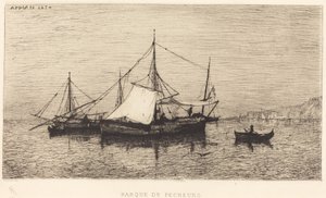 Barca di pescatori da Adolphe Appian
