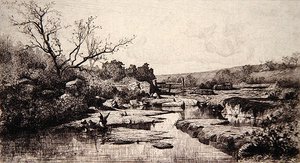Sorgente del fiume Albarine da Adolphe Appian