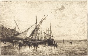 Il porto di Monaco da Adolphe Appian