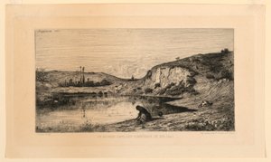Un rocher dans les communaux de Rix (Ain) da Adolphe Appian