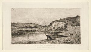 Un rocher dans les communaux de Rix (Ain) da Adolphe Appian