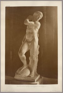Firenze: l’Apollo incompiuto di Michelangelo alla Galleria degli Uffizi da Adolphe Braun