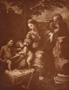 La "Sacra Famiglia" di Raffaello da Adolphe Braun