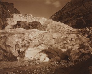 Svizzera. Grindelwald, Ghiacciaio Superiore, Sorgente della Lutschine