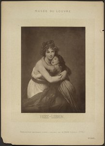 [L’artista e sua figlia, di Vigee-Lebrun, Museo del Louvre]