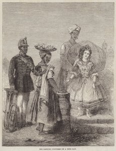 Costumi di Rio de Janeiro in un Giorno di Festa da Adolphe DHastrel