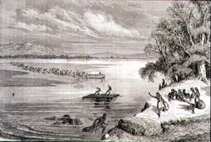 Attraversamento del fiume Colorado negli anni 1860