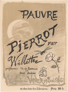 Manifesto per Pauvre Pierrot di Adolphe Léon Willette da Adolphe Leon Willette