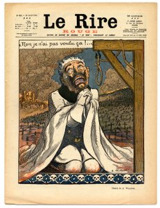 Copertina di Le Rire Rouge, satirico a colori da Adolphe Leon Willette
