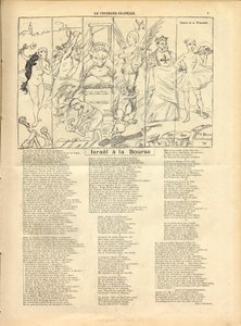 Il Corriere francese, Satirico in N & B da Adolphe Leon Willette