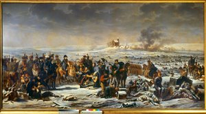 Campagna di Prussia e Polonia (1806-1807): Napoleone I sul campo di battaglia di Eylau 9/02/1807 da Adolphe Roehn