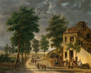 La locanda Coeur Volant a Louveciennes, 1867