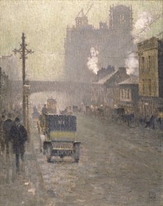 Oxford Road, Manchester da Adolphe Valette