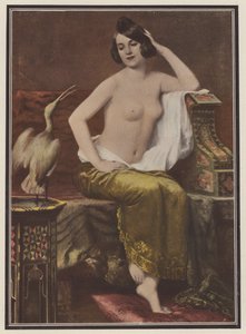 Il favorito, donna con un uccello da Adolphe Weisz