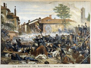 La Battaglia di Magenta - in "The Petity Journal" del 15/09/1901 da Adolphe Yvon