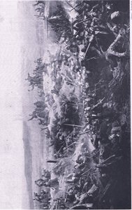 La presa del Malakoff da parte dei francesi, illustrazione da British Battles on Land and Sea, 1915 da Adolphe Yvon