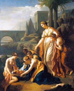 Mosè salvato dalle acque, di Adriaen van der Werff