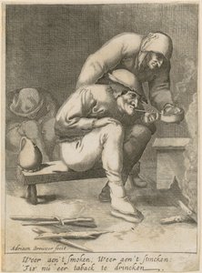 fumatori di pipa da Adriaen Brouwer