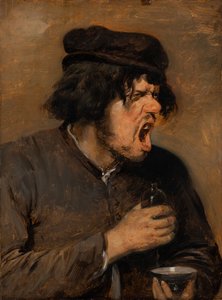La Pozione Amara, c.1636-38 da Adriaen Brouwer