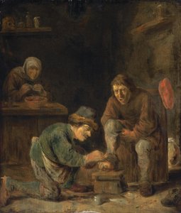 Il medico del piede da Adriaen Brouwer