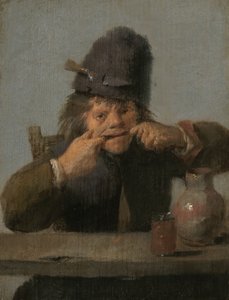 Giovane che fa una smorfia, c. 1632-1635 da Adriaen Brouwer