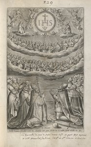 Adorazione del Nome di Gesù da Adriaen Collaert