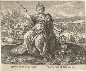 Europa (serie: I quattro continenti) da Adriaen Collaert