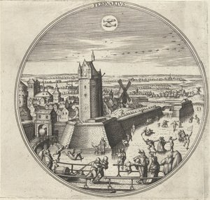 Febbraio da Adriaen Collaert