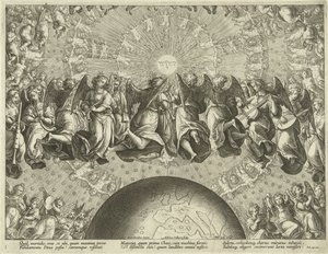 Risposta di Dio a Giobbe da Adriaen Collaert