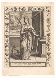 Santa Caterina da Adriaen Collaert