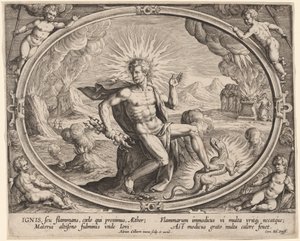 Ignis (Fuoco) da Adriaen Collaert