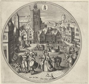 Gennaio da Adriaen Collaert