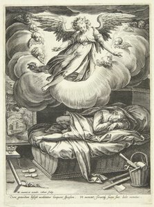 Annunciazione di Giuseppe da Adriaen Collaert