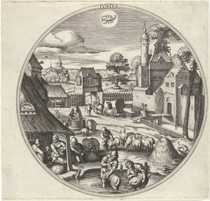 Giugno da Adriaen Collaert