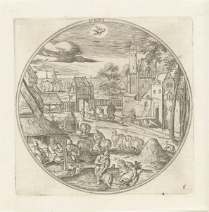 Giugno (I dodici mesi) da Adriaen Collaert
