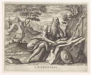 San Girolamo da Adriaen Collaert
