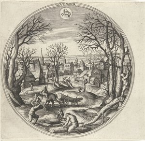 Novembre da Adriaen Collaert