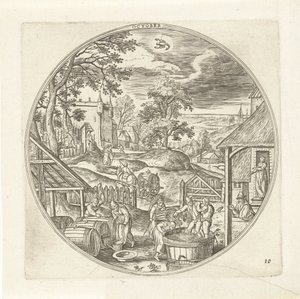 Ottobre da Adriaen Collaert
