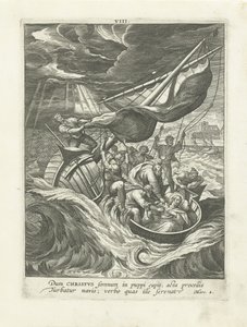 Tempesta sul Mare di Galilea da Adriaen Collaert
