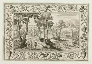 Il viaggio in Emmaus, da Paesaggi con scene dell