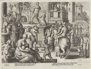 La decapitazione di San Giacomo da Adriaen Collaert