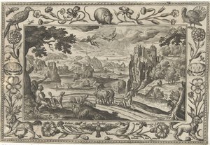 Caduta di Icaro da Adriaen Collaert