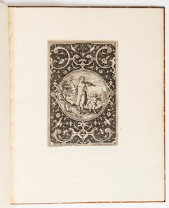 Venere, tavola da una suite di 6 disegni ornamentali con il Giudizio di Paride da Adriaen Collaert