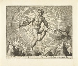 Fuoco (serie: I quattro elementi) da Adriaen Collaert