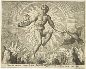 Fuoco (serie: I quattro elementi) da Adriaen Collaert