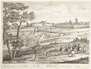 Veduta di Béthune (foglio sinistro)