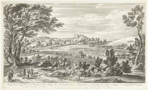 Veduta di Saint Laurent de la Roche da Adriaen Frans Boudewyns