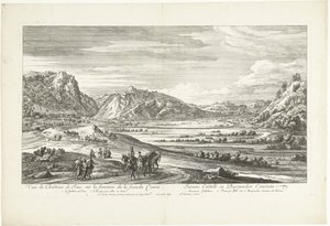 Veduta del castello di Joux da Adriaen Frans Boudewyns